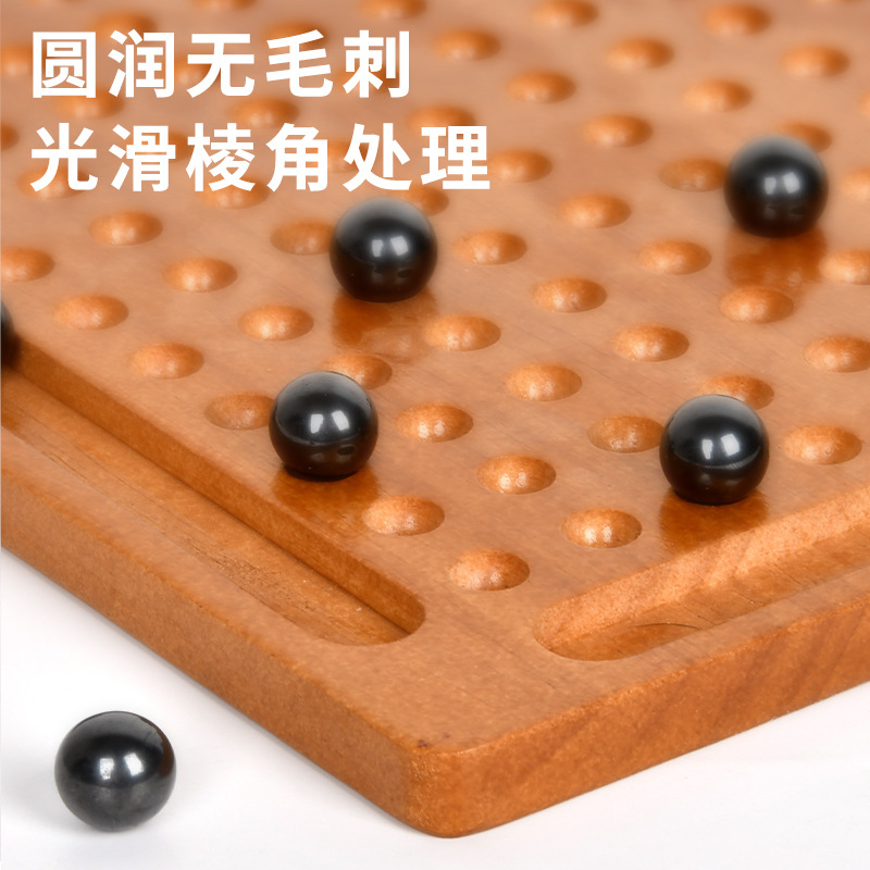 Piso de madera maciza, inducción magnética, ajedrez, rompecabezas, juguete de batalla divertido, entrenamiento de pensamiento para niños, juego de mesa de imán