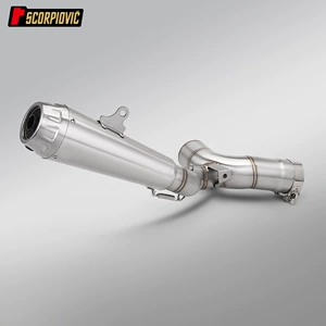 DUKE125 250 390ADV üçün paslanmayan polad orta və quyruq hissəli motosiklet qaz borusu