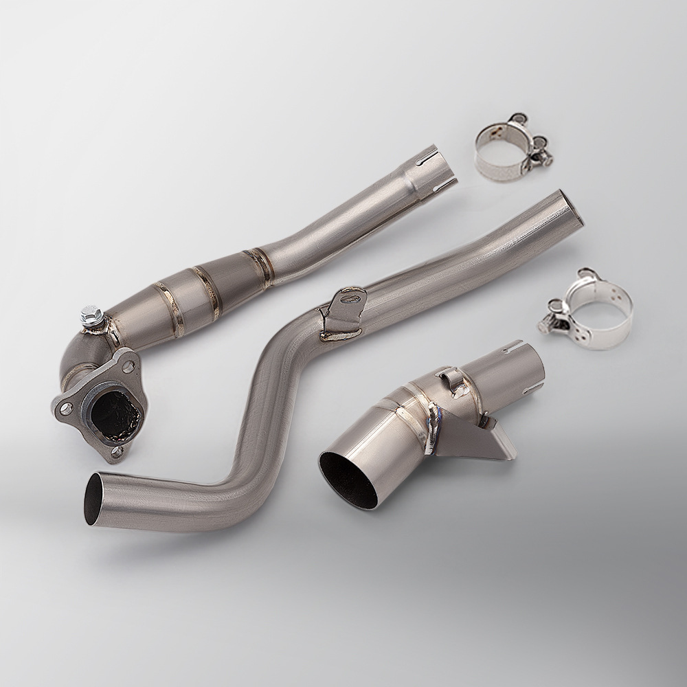 Motorcycle Exhaust Pipe Fosha 750 Xadv750 Modified Titanium Alloy Front Section 2017-2024 Non-Destructive Installation