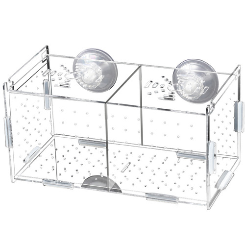 Guppy breeding box, hatching box, acrylic fish tank isolation box, spawner, fish egg breeding box, small fish delivery room