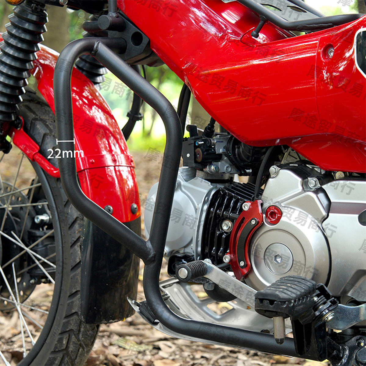 Suitable for Honda Ct125 Hunter Cub Ja65 Models, Modified Bumper, Anti-Fall Guard