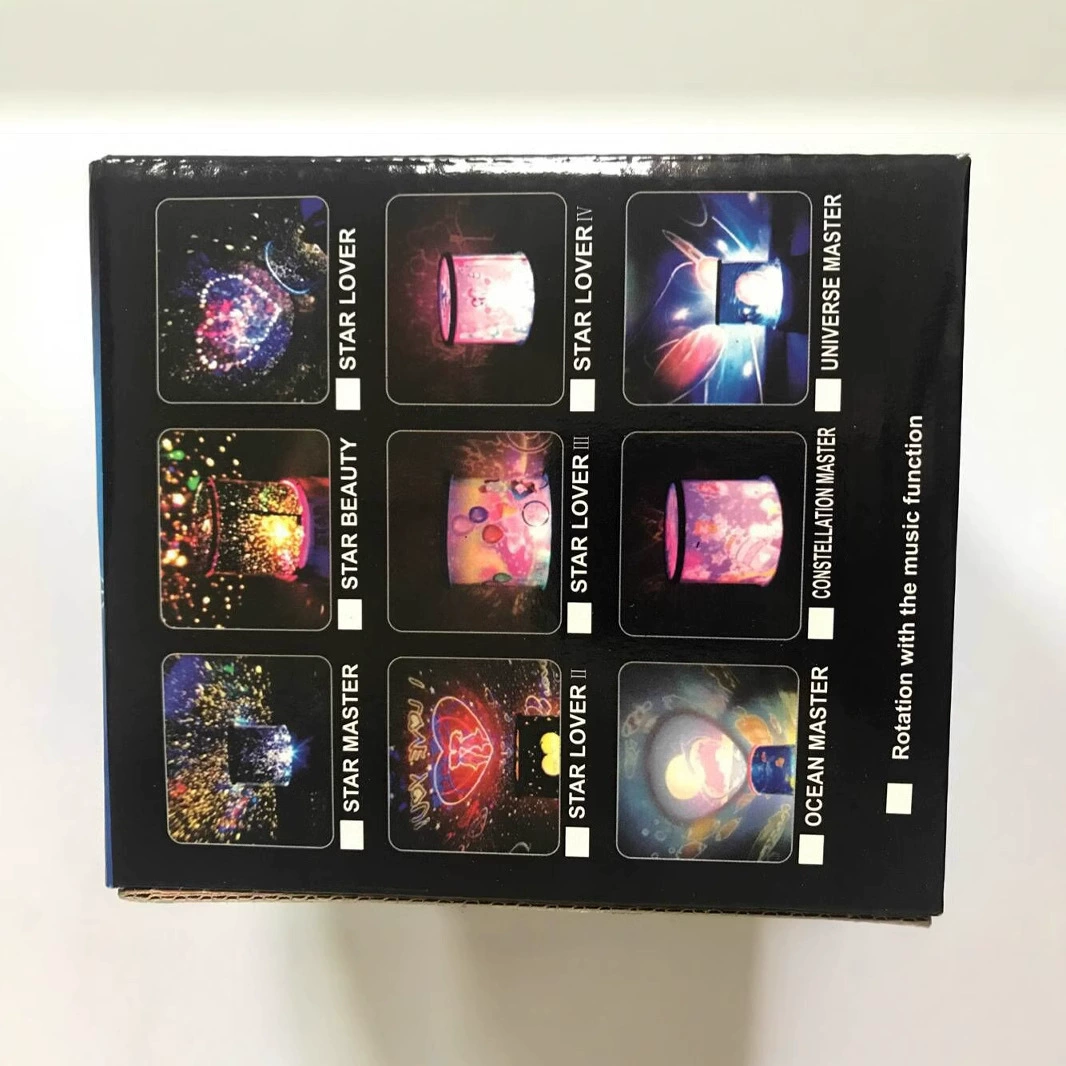 Проектор-ночник Starry Sky (в стиле Star Master), ABS, питание от батарейки или адаптер 4.5V, портативный