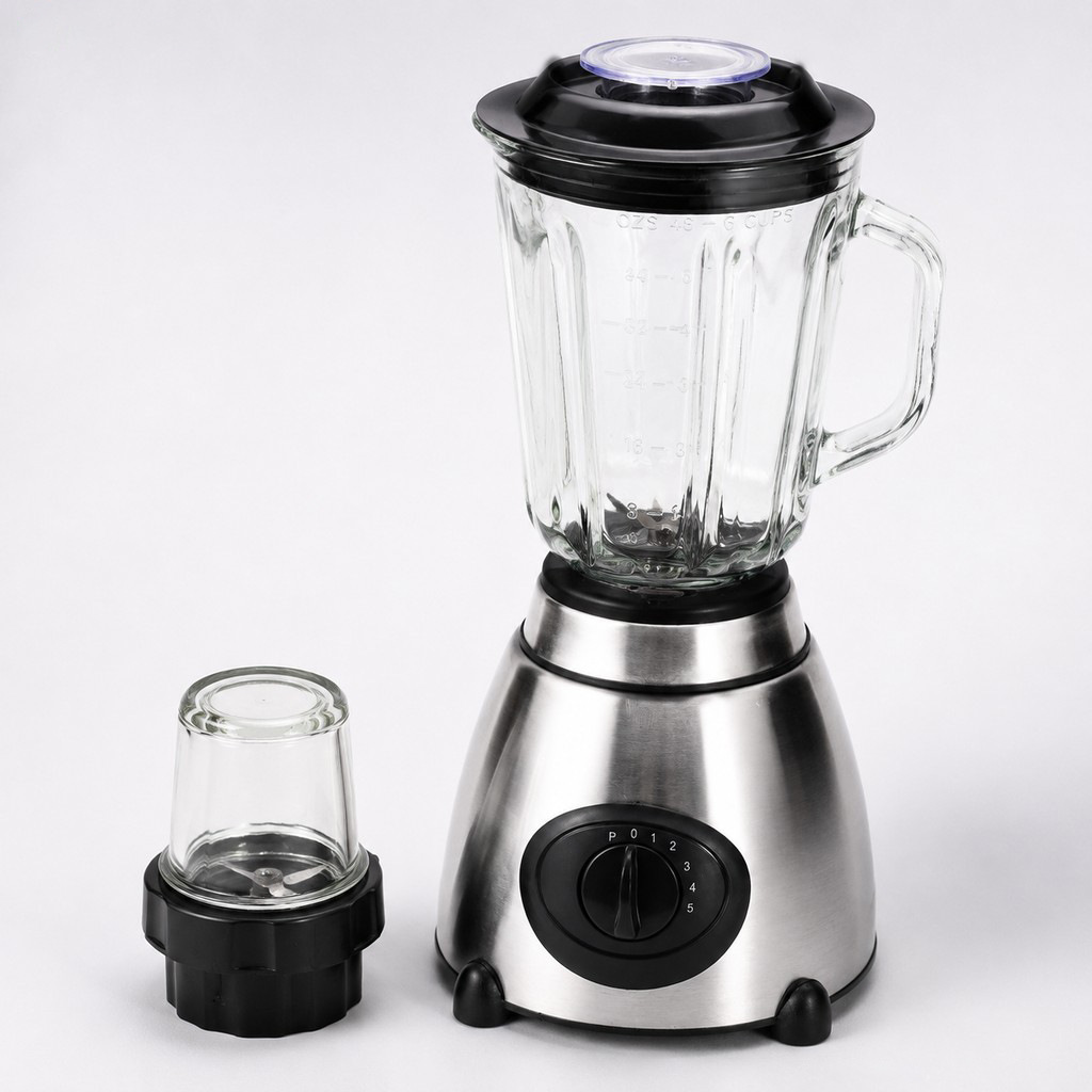 Cross-border Stainless Steel Glass Blender RAF Juicer Dual Cup Multifunctional Food Processor Baby Food Grinder Household