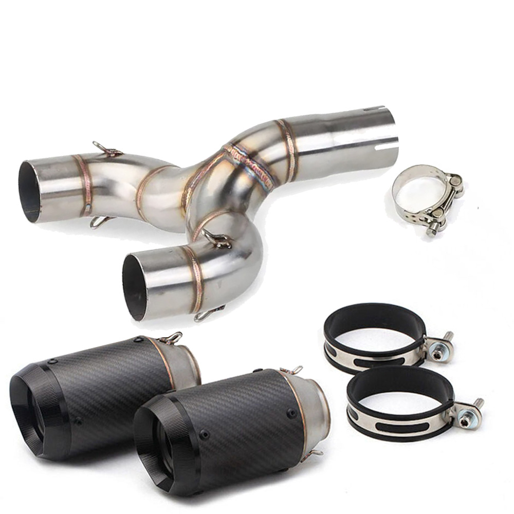 Motorcycle modified exhaust pipe fried street double exhaust Benali Huanglong 600/TNT600/BJ600 lossless