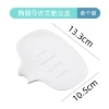 White soap holder