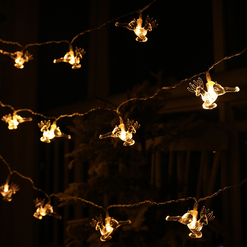Hong Kong Heng decoración de Navidad luces LED luces del árbol de Navidad luces colgantes de la ventana luminosa sala de diseño pequeños adornos