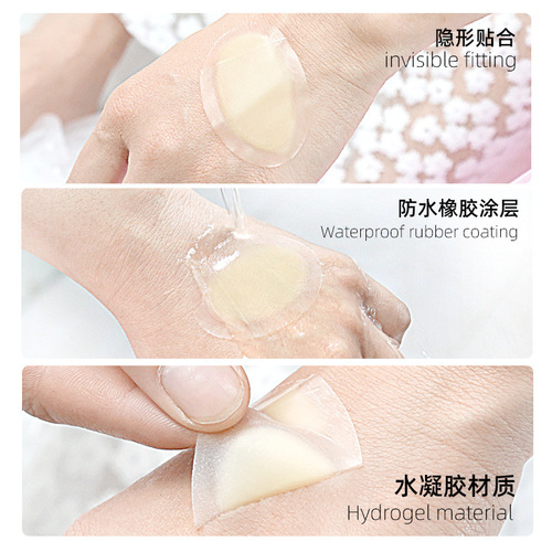 Women's high heels gel heel stickers anti-wear foot stickers half size pad heel stickers heel stickers shoe stickers