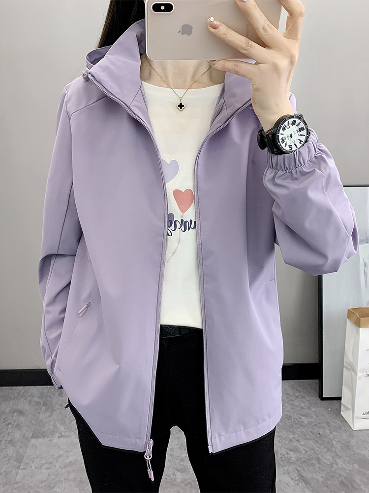 UPF100 + protector solar al aire libre mujer de verano nuevo tejido fino suelto seda de hielo de secado rápido anti-UV abrigo de mujer ligero