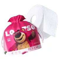 Одноразовое полотенце для лица Strawberry Bear Family Pack, съемное очень толстое очищающее полотенце 600 г, приятное для кожи хлопковое мягкое полотенце