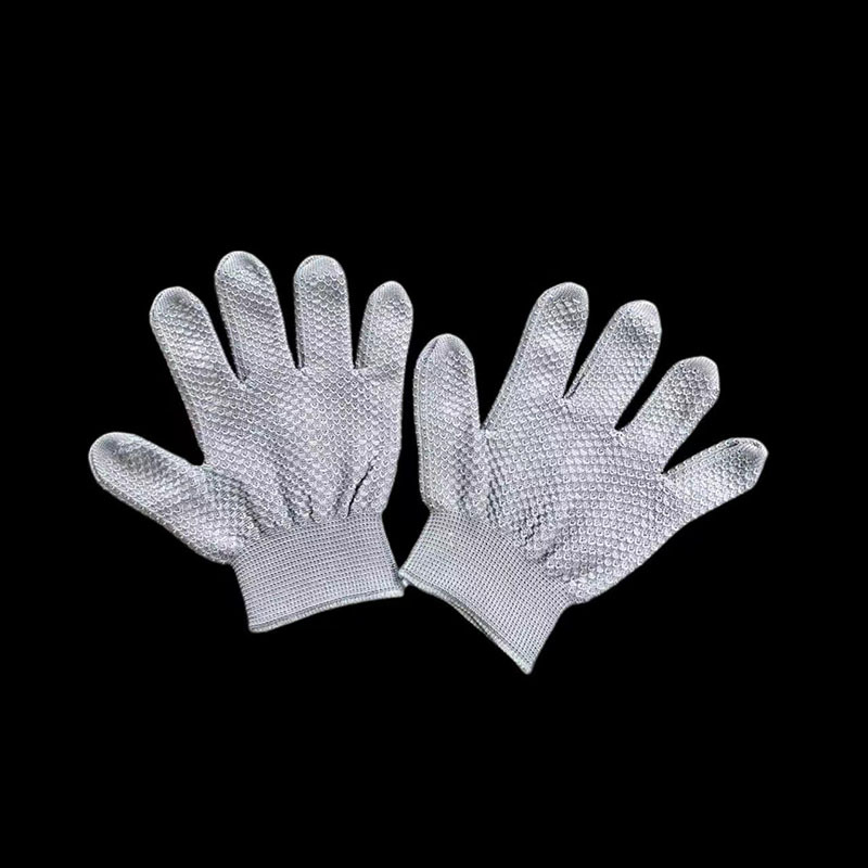 파인애플 패턴 그레이 나노 장갑