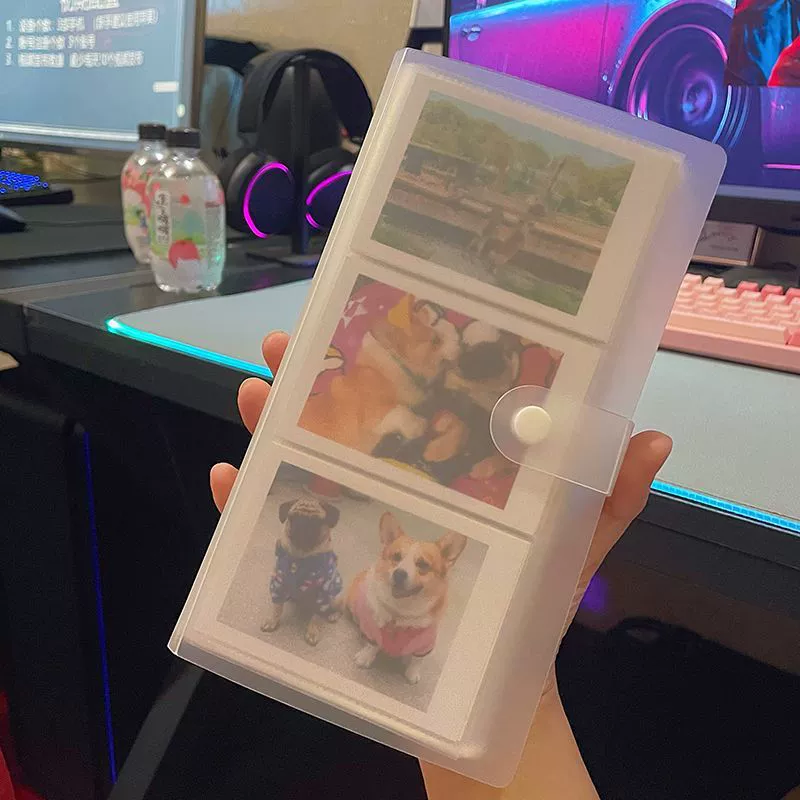 [Прозрачный матовый/ 3inch Фотоальбом] Межпозиционная книга для хранения фотографий Polaroid Polaroid с отрывными листами