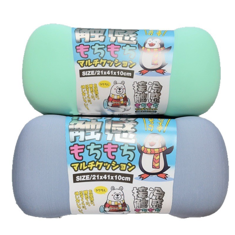 Venta caliente de comercio exterior verano sensación fría memoria almohada de hueso de algodón soporte lumbar seda de hielo sensación fresca oficina siesta almohada para el hogar