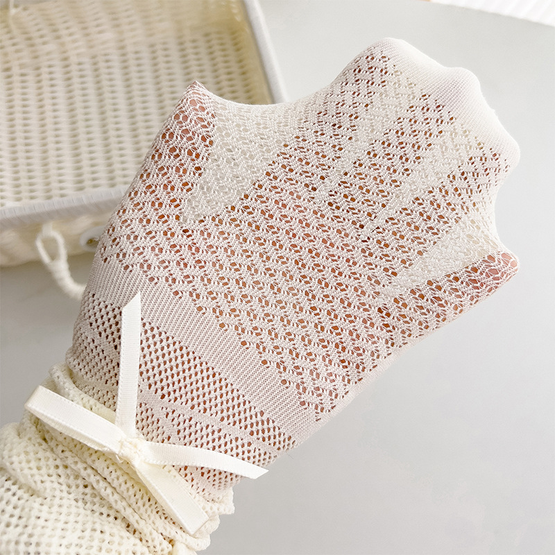 Blanco de seda bowknot leggings verano fino Lolita negro medias que adelgaza versátil JK malla calcetines fabricantes lote