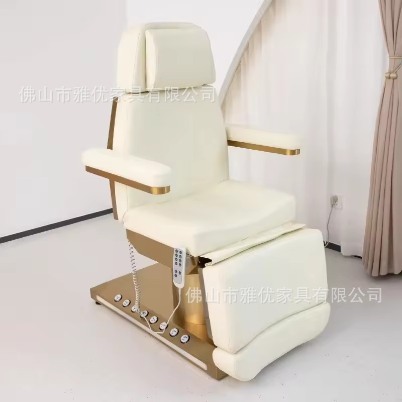 Nuevo tipo de cama de belleza eléctrica para salón de belleza extranjero, cama de inyección facial, cama de belleza de pestañas, salón de belleza