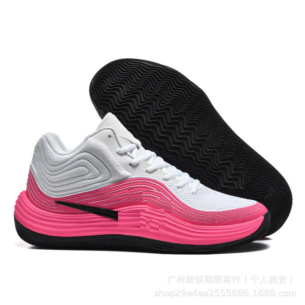 Basketball Shoes Precision 8 Embroidered Mesh Breathable Lightweight Low-Top Couple's Casual Sports Shoes