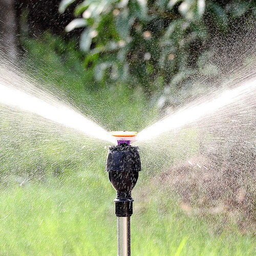 Automatic rotating sprinkler irrigation spray garden watering artifact green lawn sprinkler irrigation 360 degree watering nozzle