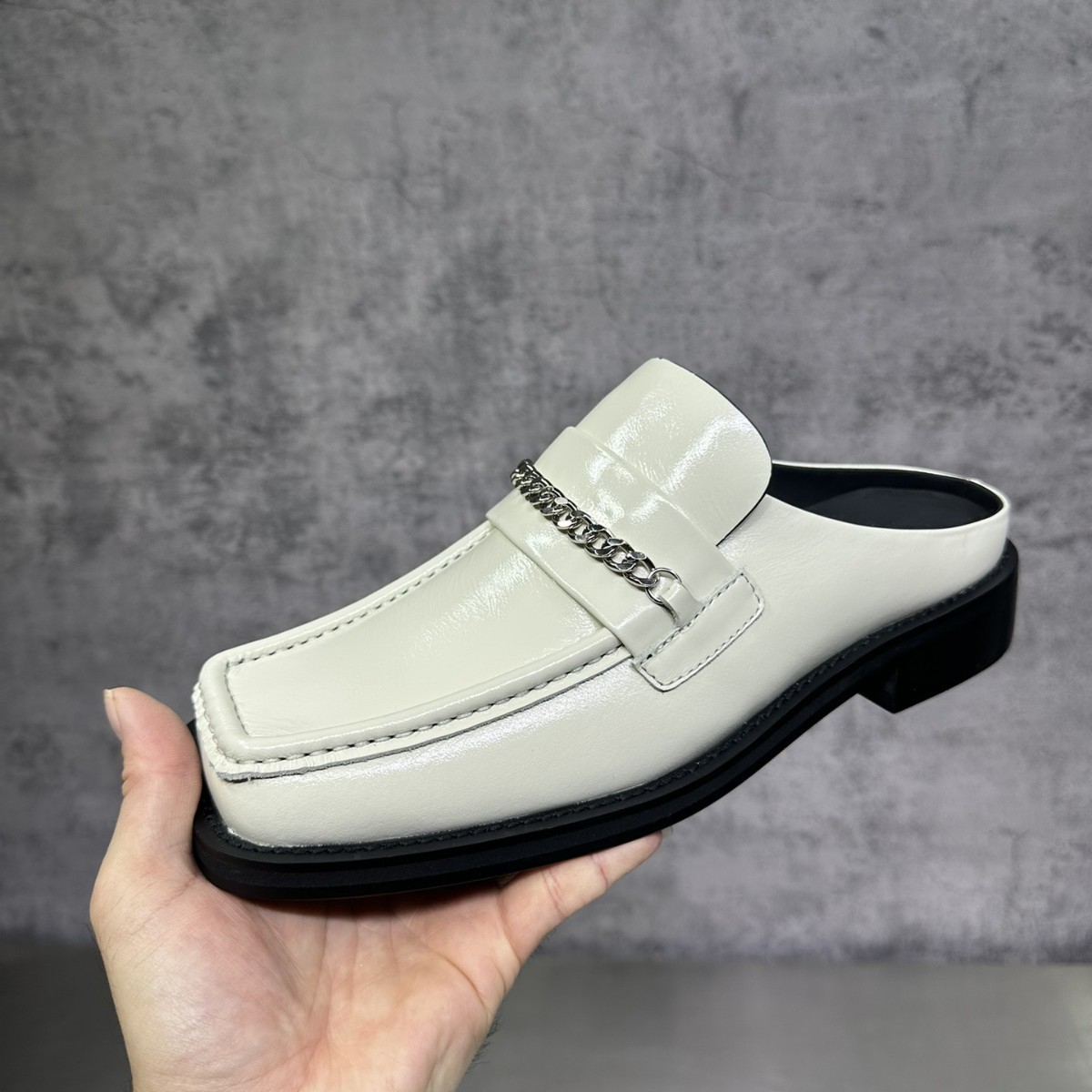 Quality Shoes Fashion Trend Men's Youth Outdoor Toe Black Thick Sole Platform Shoes Large Size Height Increasing Casual Versatile_vogvips.com