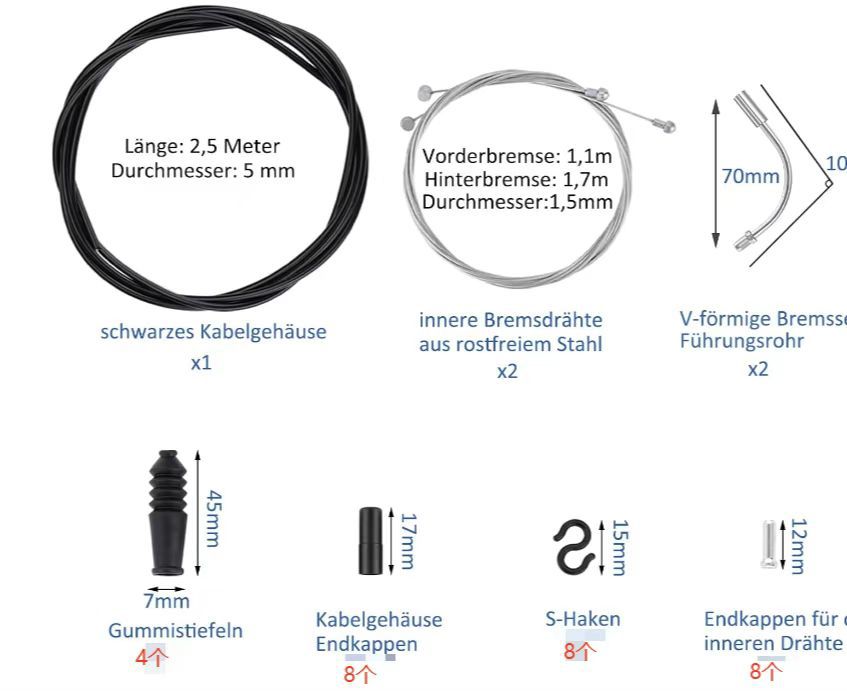 Venta directa de fábrica: Juego de tubos de cable de freno y transmisión para bicicletas de montaña y carretera