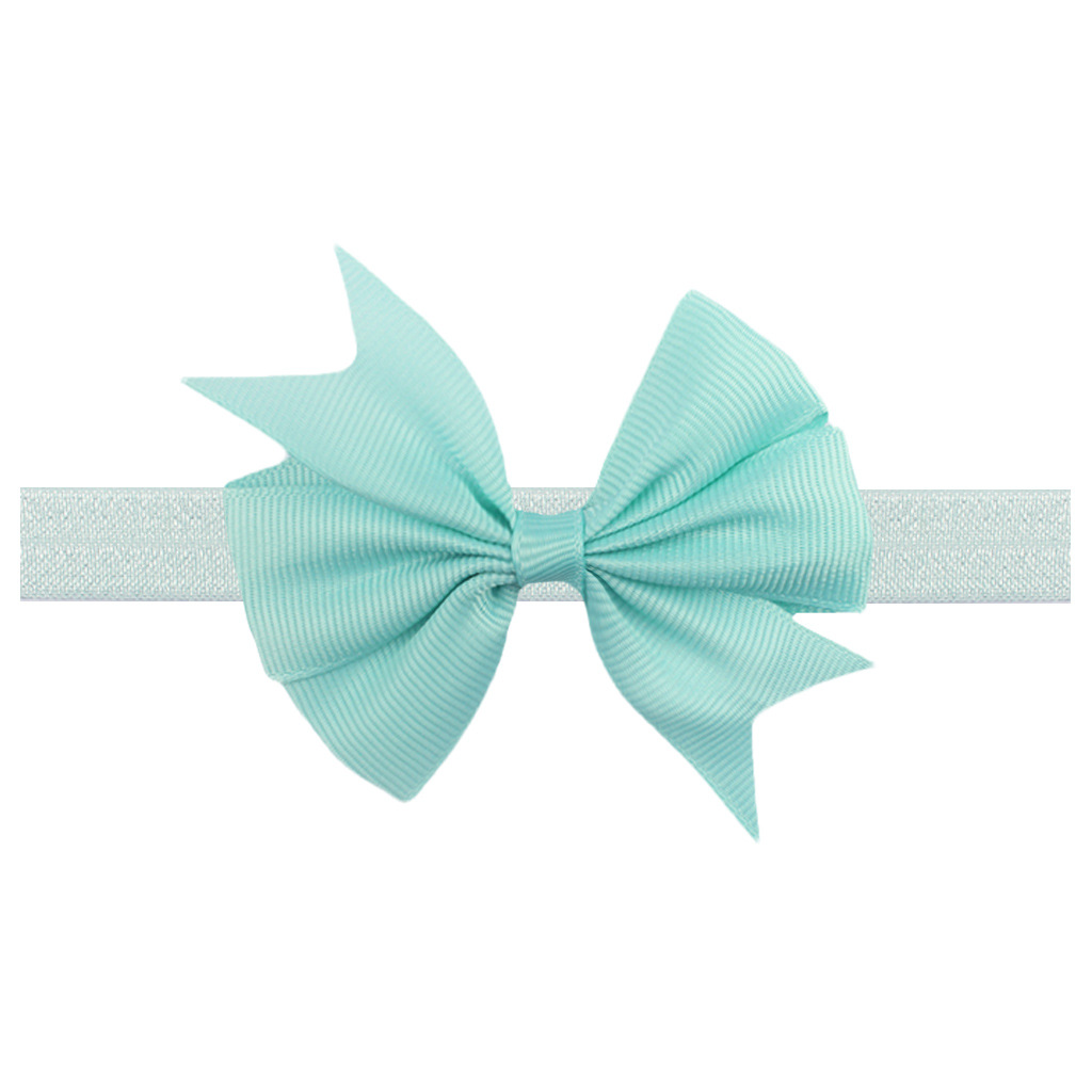 Fashion Solid Color Flower Cloth Hair Band display picture 4