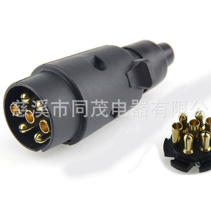 TM3011 7-жильный 12-вольтовый кабельный разъем для грузовика, европейский автомобильный прицеп