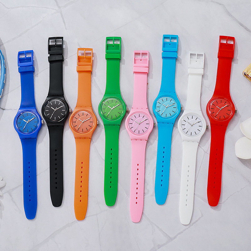 Foreign Trade Cross-Border Hot-Selling Analog Quartz Silicone Watch, Wholesale Fashion High-Value Gift Watch, Student Watch Foreign Trade Cross-Border Hot-Selling Analog Quartz Silicone Watch, Wholesale Fashion High-Value Gift Watch, Student Watch