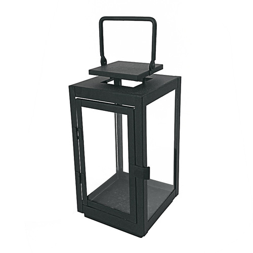 European simple iron windproof wind lamp candle holder ornaments glass lantern wedding props portable lamp horse lantern decoration