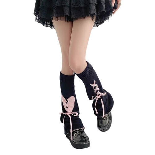 Lolita wide-leg sets, hot girl socks sets, y2k culture straps, bow ties, drawstring calf socks, pile socks, foot covers