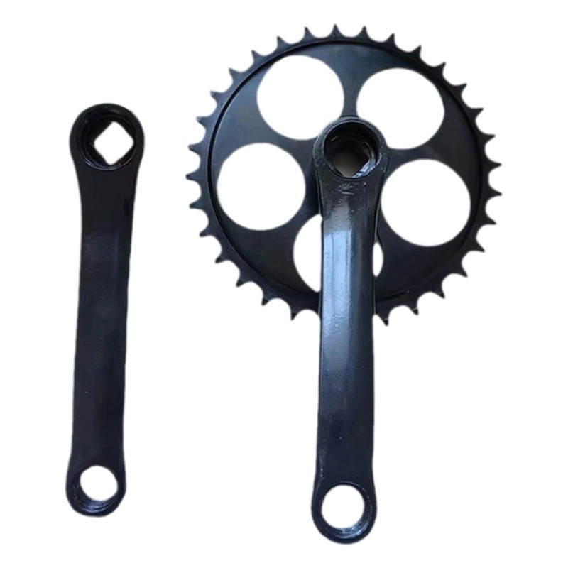 32 зуба квадратное отверстие зубчатая пластина велосипедная зубчатая пластина 32 t передняя Звездочка 165 кривошипная маленькая пластина мертвая модификация летающего велосипеда