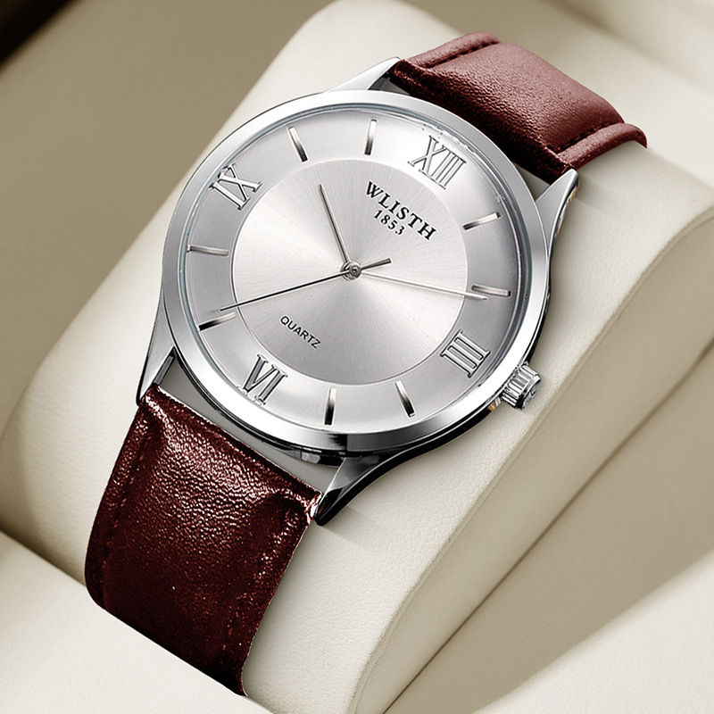 Cross-border supply factory direct simple fashion watches men's watches waterproof quartz watches foreign trade watches wholesale