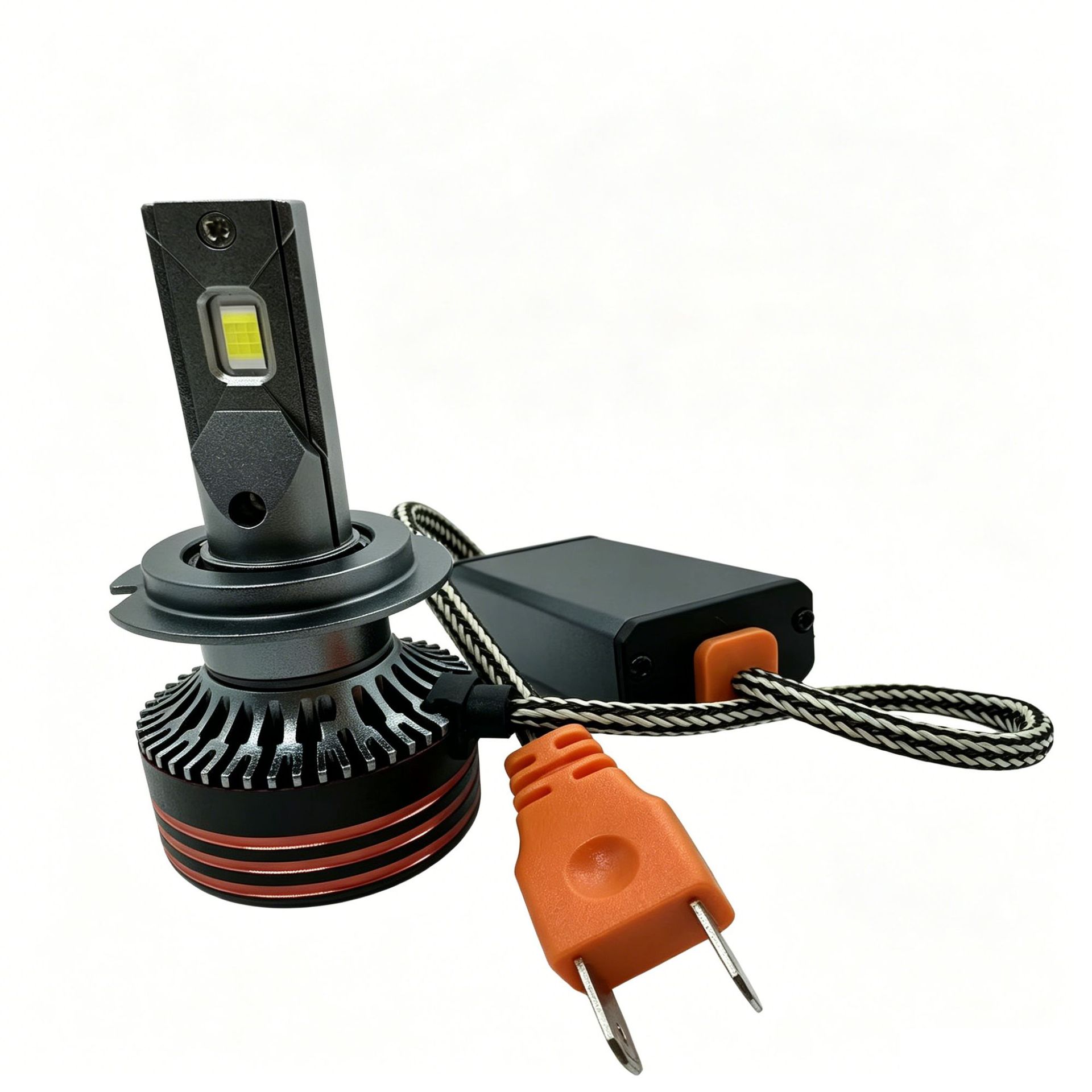 Cross-Border M8Pro Car Led Headlights High-Power Integrated High and Low Beam Bulbs Modified H4 H11 H7 Front Lights