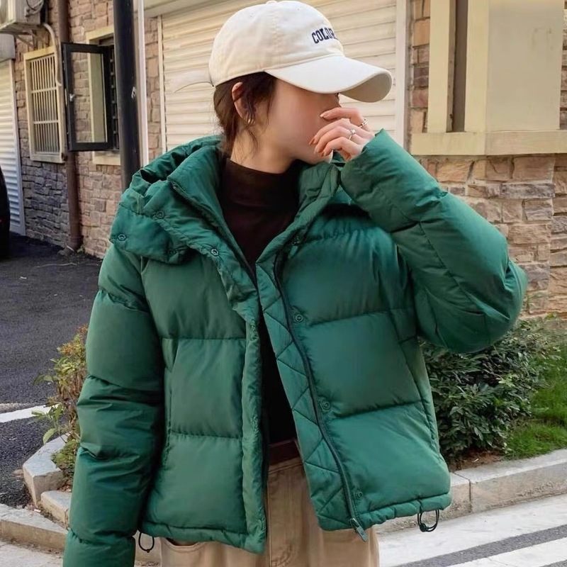lulu同款Wunder Puff Jacket四格连帽羽绒服泡芙短款鸭绒超轻外套|undefined