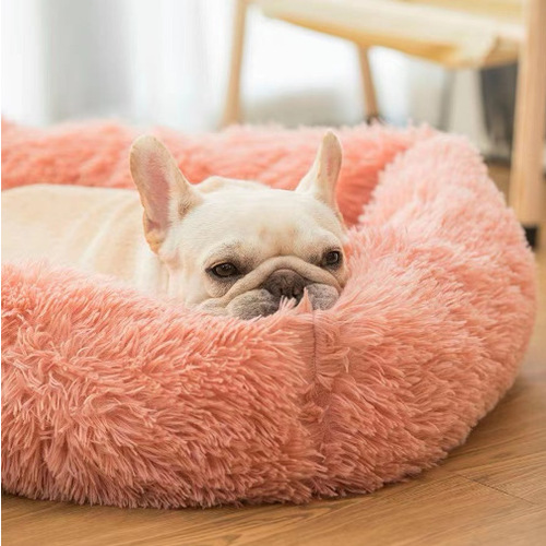 Square Plush Cat and Dog Bed for Autumn/Winter with Thicker Design for Deep Sleep, Pet Supplies, One Piece Dropshipping