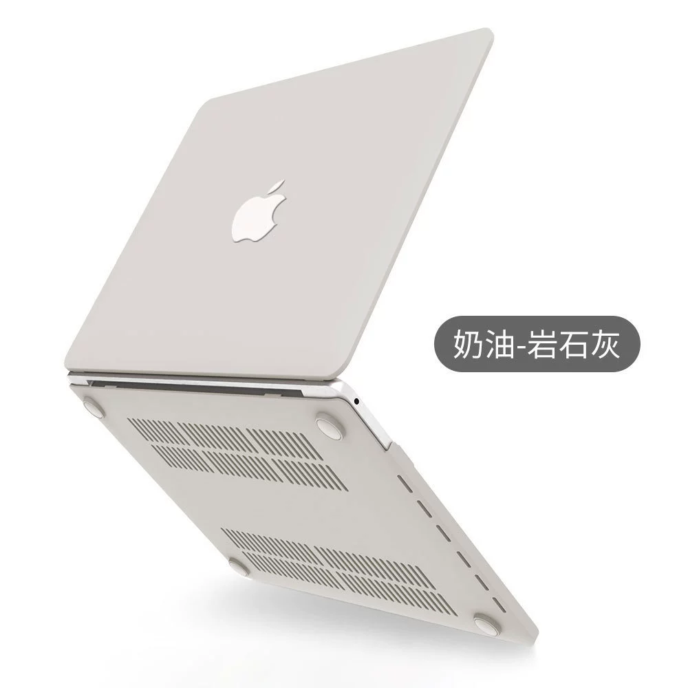 Apple, совместимый ноутбук, кремовый защитный чехол, MacBook, 14 дюймов