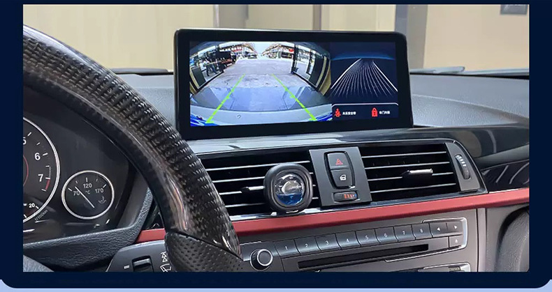 Linux-based central control system with large-screen navigation, suitable for upgrading the infotainment system in BMW 1, 2, 3, and 4 Series models (F30, F31, F33, F36)