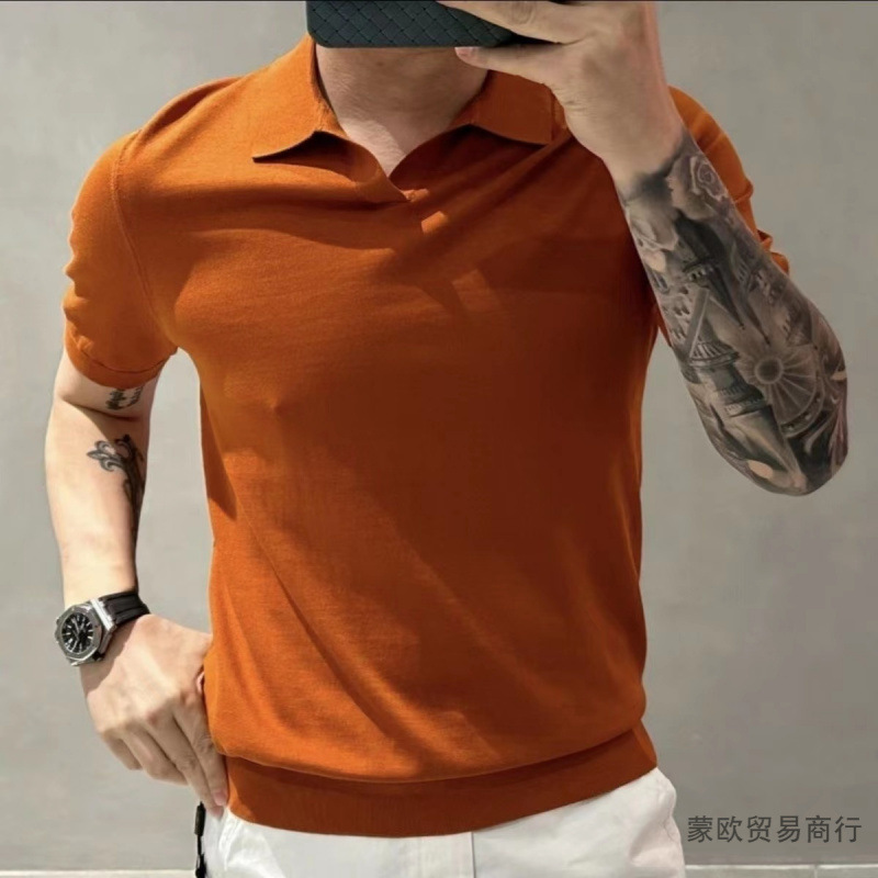 Quality solid light and thin knitted sweater