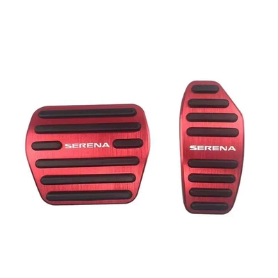 AURA SERENA with standard: Dekorativ pedal başlıqları - serena-red-automatic-2-tablets