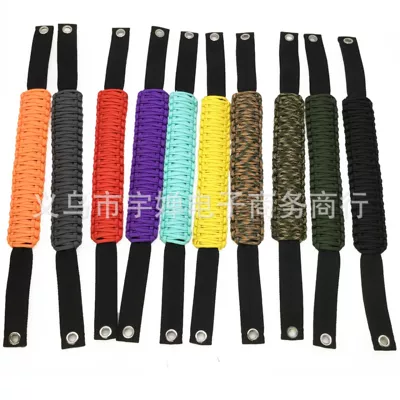Bronco Handle Ford Lima 2021 üçün hörülmüş paracord dirsəkaltı, Wrangler dam tutacağı