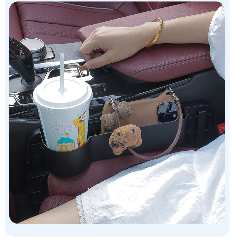 Car Steering Wheel Table Board, In-Car Office Dining Small Table Board, Multi-Functional Gap Storage Box, Storage Box, Car Accessories
