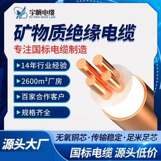 加工定制BTTZ矿物质绝缘电力电缆 加粗铜芯PV新料电缆 阻燃线缆