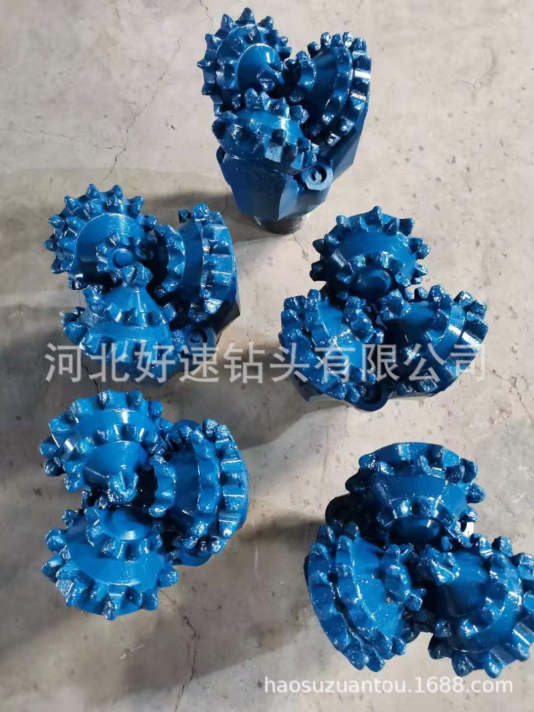 钢齿三牙轮钻头11 5/8英寸直径295mm适用于软黏土沙层地层开采