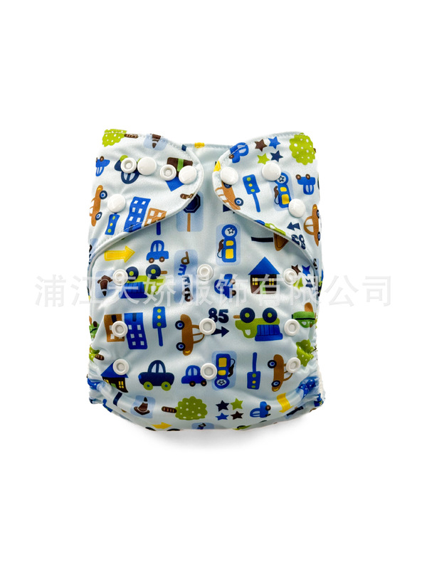 メーカークロスボーダー赤ちゃんおむつ洗える尿不湿通気性プリントトレーニングパンツcloth diaper|undefined
