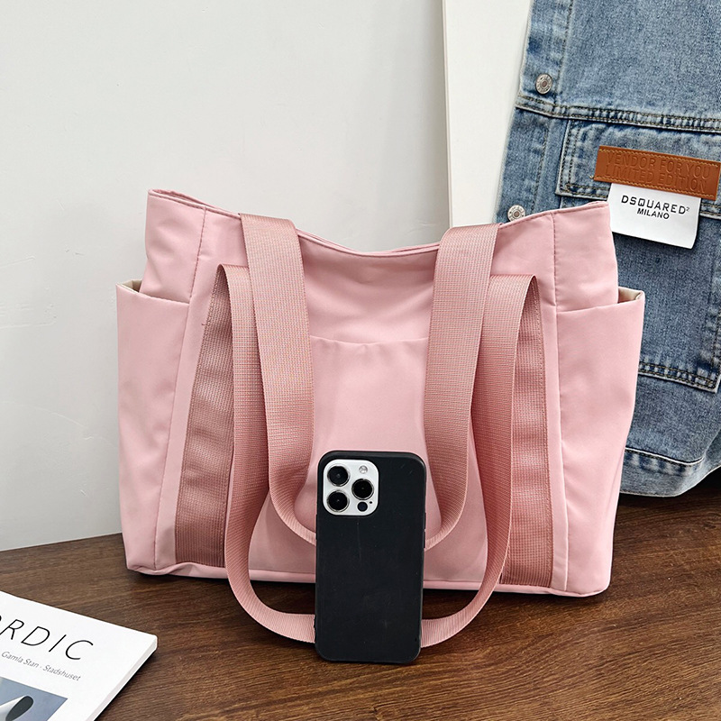 Modische Nylon Umhängetasche Für Damen Große Schultertasche_voghion.com