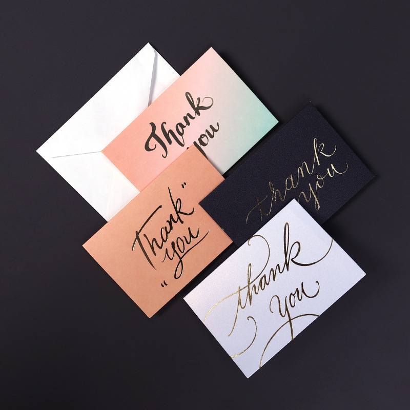 Ventas directas de la fábrica Día del maestro personal de la empresa gracias tarjeta de felicitación mensaje comercial tarjeta de felicitación simple pequeña tarjeta de felicitación al por mayor
