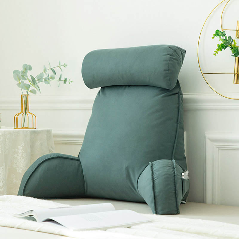 Almohada para teléfono móvil, almohada de lectura para cama, cojín para cabecero, respaldo grande, asiento de sofá, almohada de soporte lumbar, cojín de sofá.