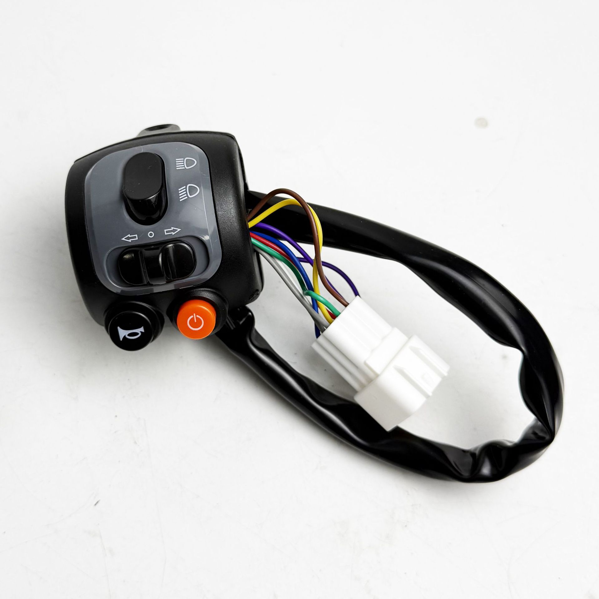 Black Knight Special Combination Switch Original Combination Switch Assembly Left and Right Disc Brake Throttle Handlebar