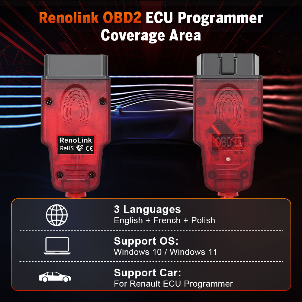 Renolink V2.11 for Renault Ecu Programmer 2.10 Upgrade Renault Diagnostic Cable
