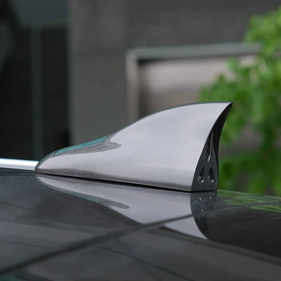 Shark Fin Solar Strobe Light vehicle antenna