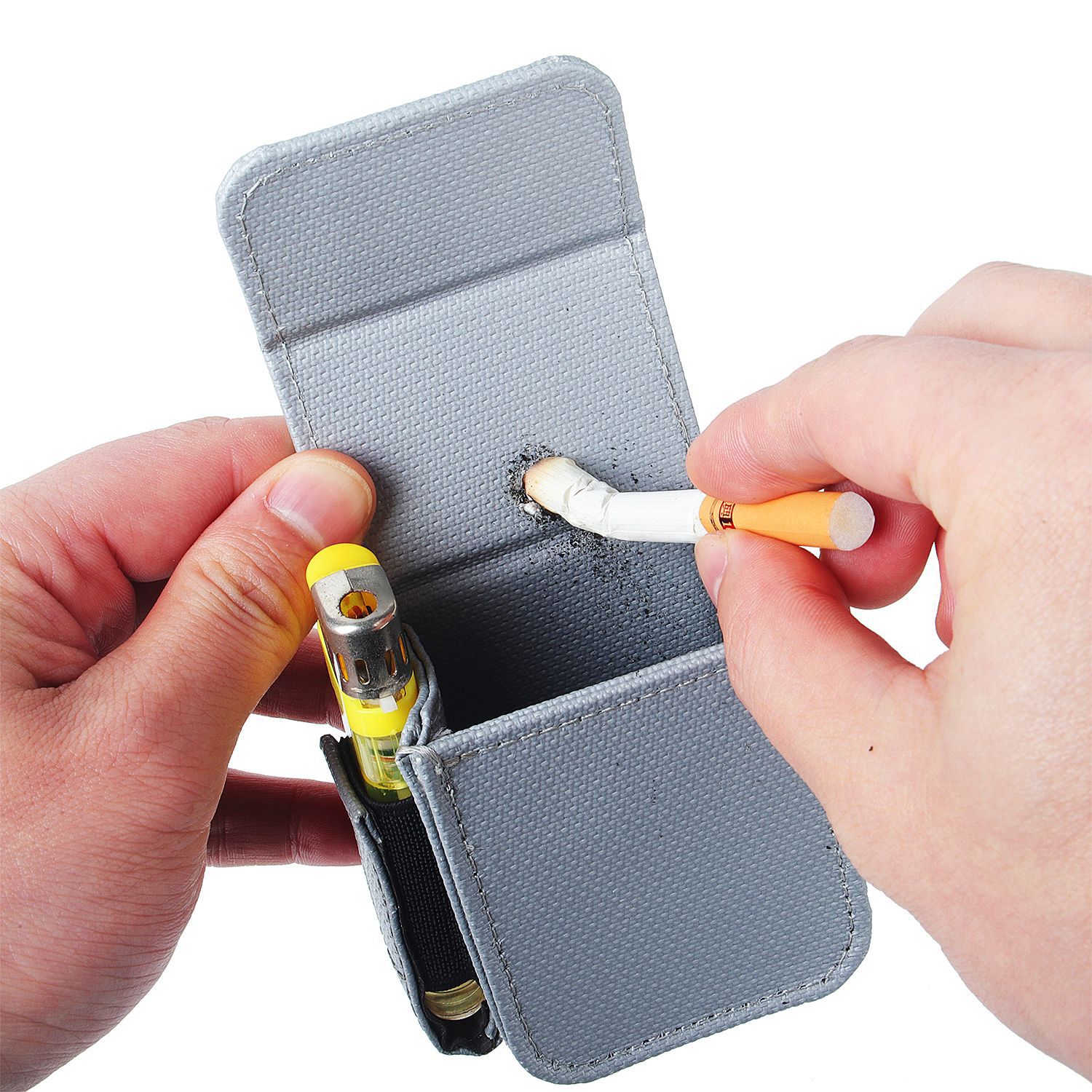 Manufacturer of fireproof and flame-retardant cigarette ash and butt cases, fireproof cigarette ash and butt storage bags, and cross-border dropshipping services.