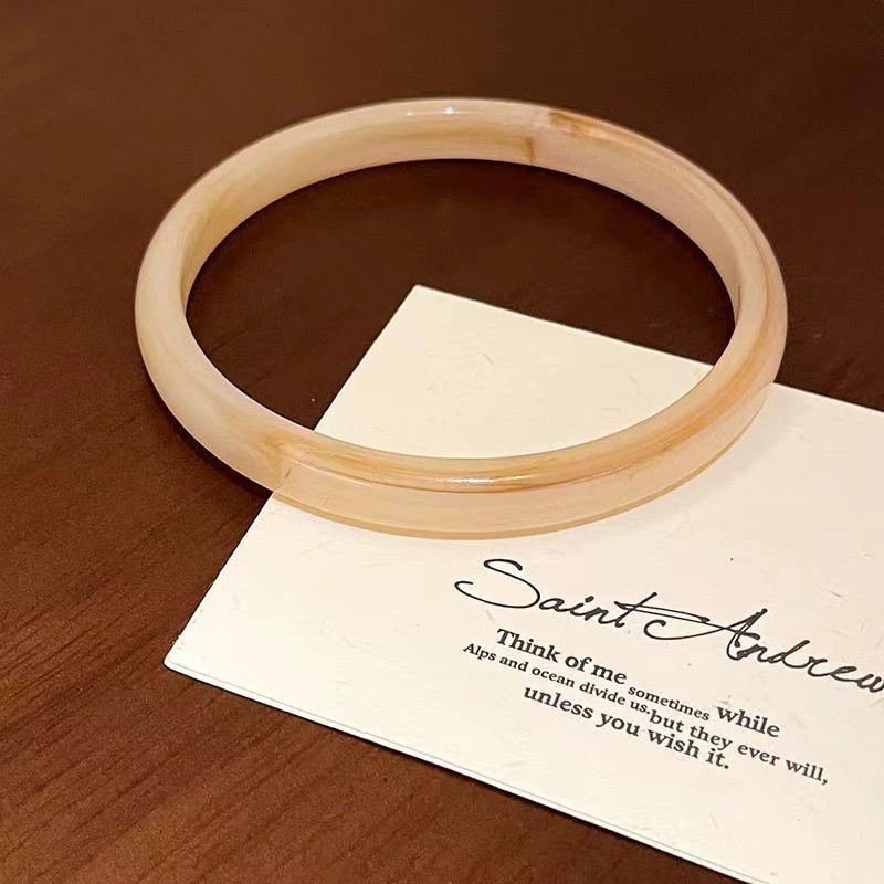 Green Bracelet, Chinese Style Gradient Design, Simple Elegant Bangle