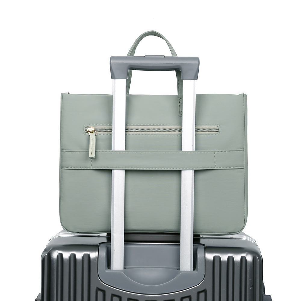 Bolsa de hombro portátil de negocios 14 pulgadas 15.6 pulgadas bolsa de computadora bolsa de aire compartimiento bolsa de portátil